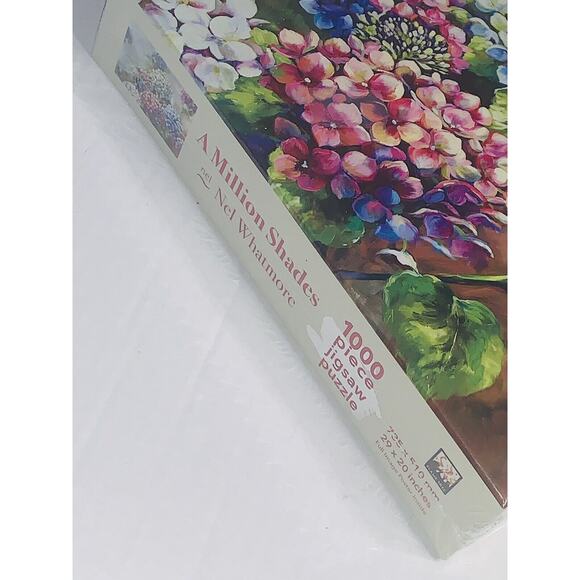 Puzzle Jigsaw Nel Whatmore A Million Shades 1000 Piece 29 x 20 Hydrangeas NEW - Picture 4 of 13
